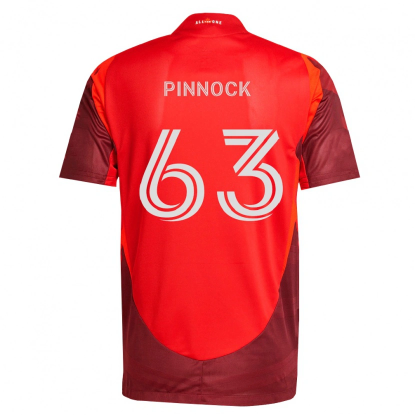 DanxenキッズShyon Pinnock#63バーガンディ赤ホームシャツ2026/27ジャージーユニフォーム