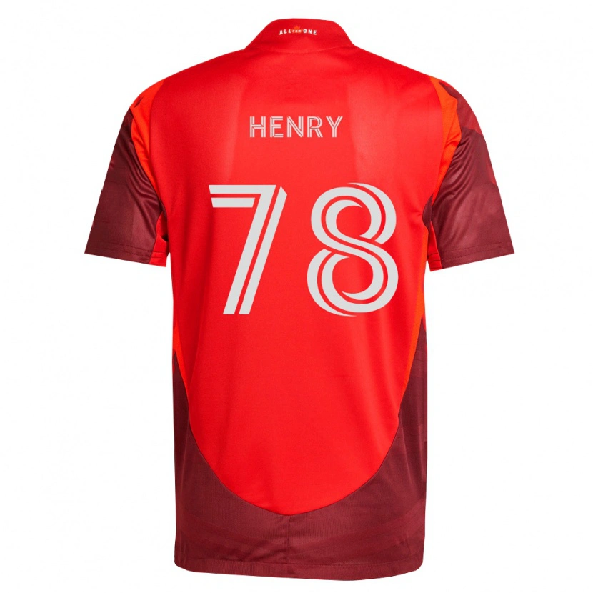 DanxenキッズMalik Henry#78バーガンディ赤ホームシャツ2026/27ジャージーユニフォーム