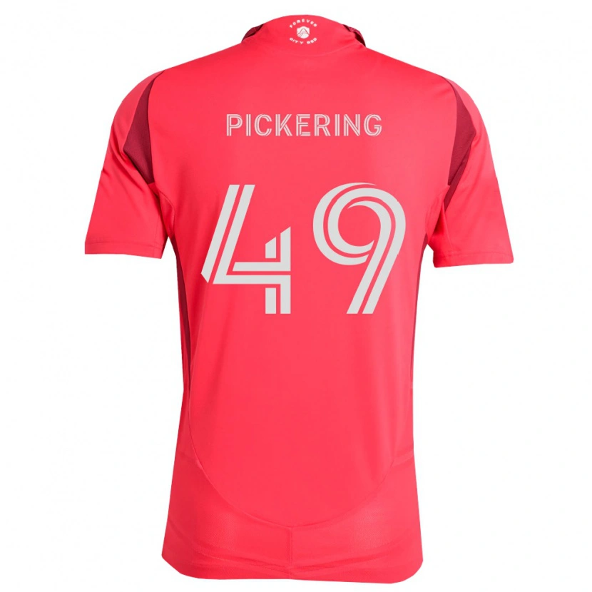 DanxenキッズNighte Pickering#49マゼンタ白ホームシャツ2026/27ジャージーユニフォーム