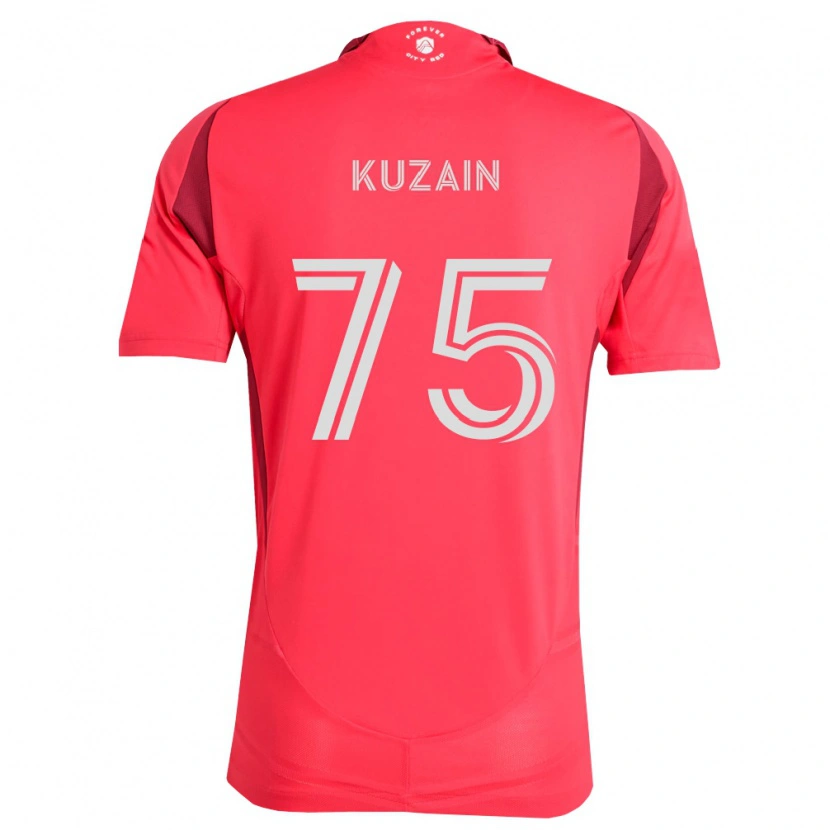 DanxenキッズWan Kuzain#75マゼンタ白ホームシャツ2026/27ジャージーユニフォーム