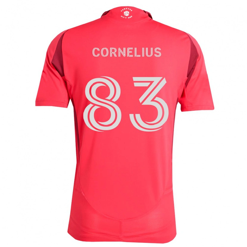 DanxenキッズLorenzo Cornelius#83マゼンタ白ホームシャツ2026/27ジャージーユニフォーム