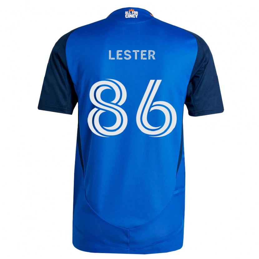 DanxenキッズJaylen Lester#86ロイヤルブルーオレンジホームシャツ2026/27ジャージーユニフォーム