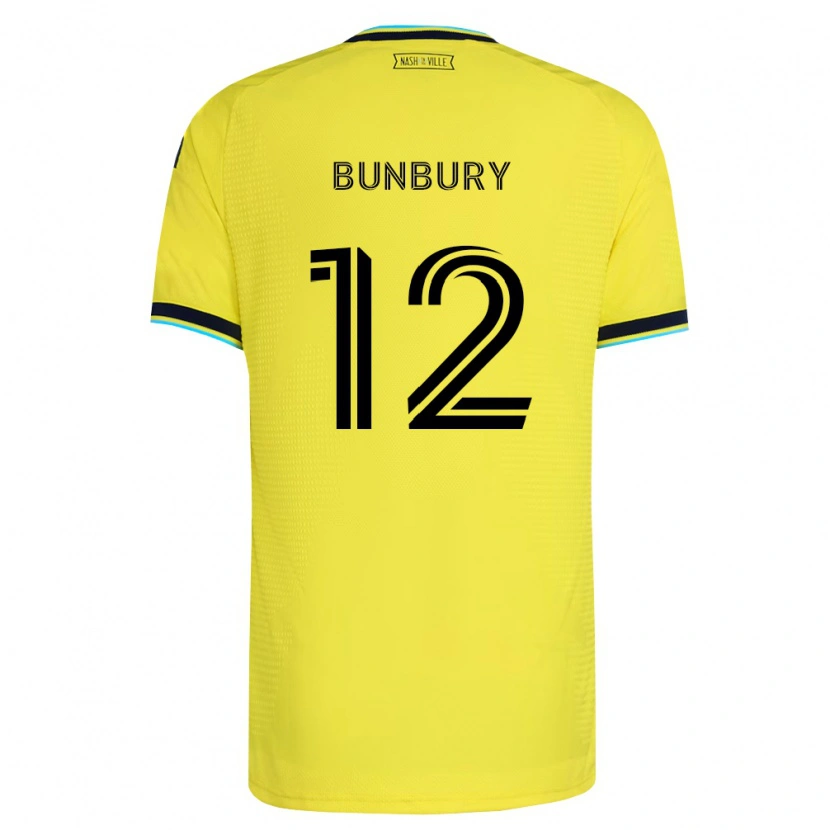 Danxenキッズティール・バンバリー#12明るい黄紺ホームシャツ2026/27ジャージーユニフォーム