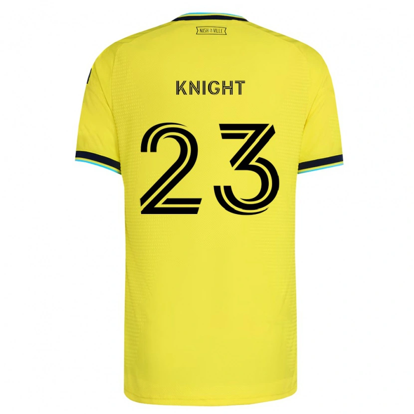 DanxenキッズJordan Knight#23明るい黄紺ホームシャツ2026/27ジャージーユニフォーム