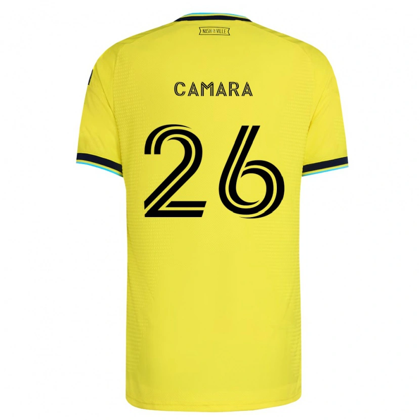 Danxenキッズファマラ・カマラ#26明るい黄紺ホームシャツ2026/27ジャージーユニフォーム