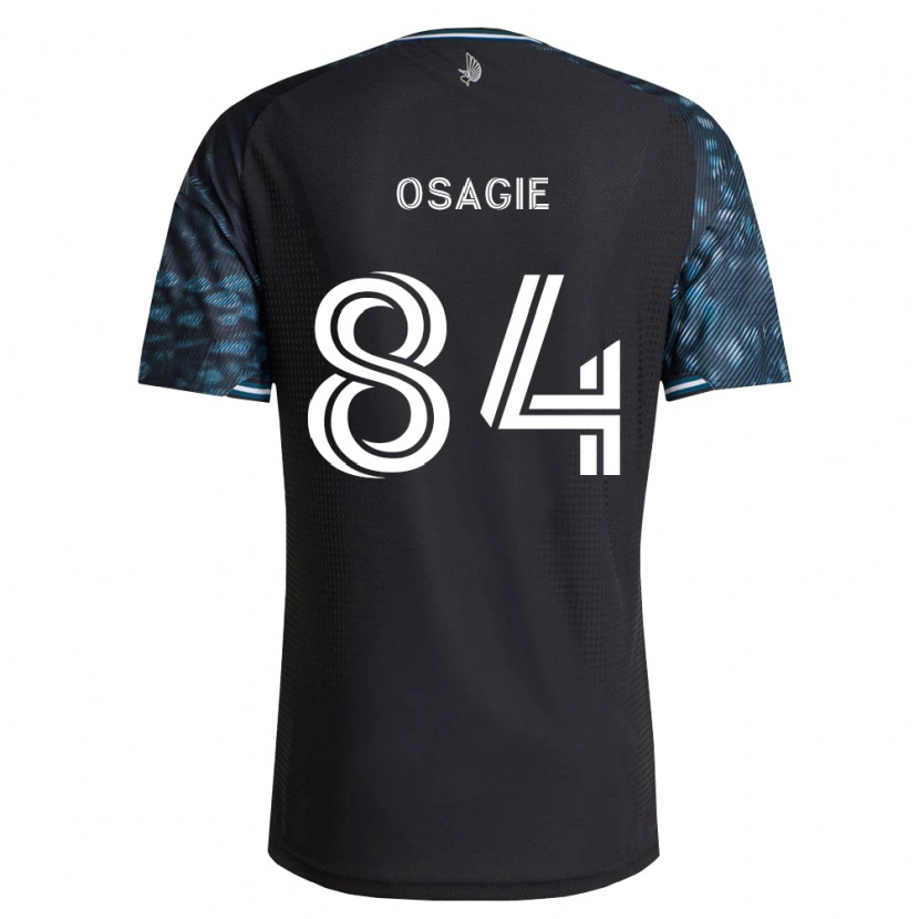 DanxenキッズNosazena Osagie#84黒白ホームシャツ2026/27ジャージーユニフォーム