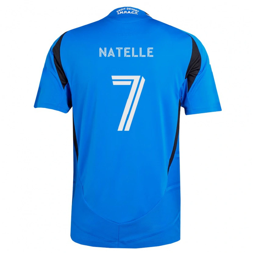 DanxenキッズMokbel Natelle#7青白黒ホームシャツ2026/27ジャージーユニフォーム