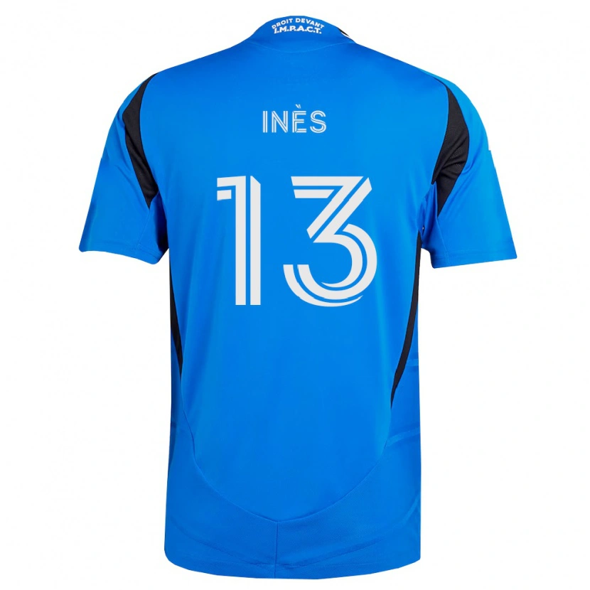 DanxenキッズNourani Inès#13青白黒ホームシャツ2026/27ジャージーユニフォーム