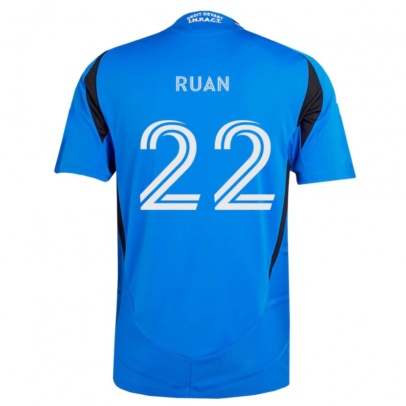 DanxenキッズRuan#22青白黒ホームシャツ2026/27ジャージーユニフォーム