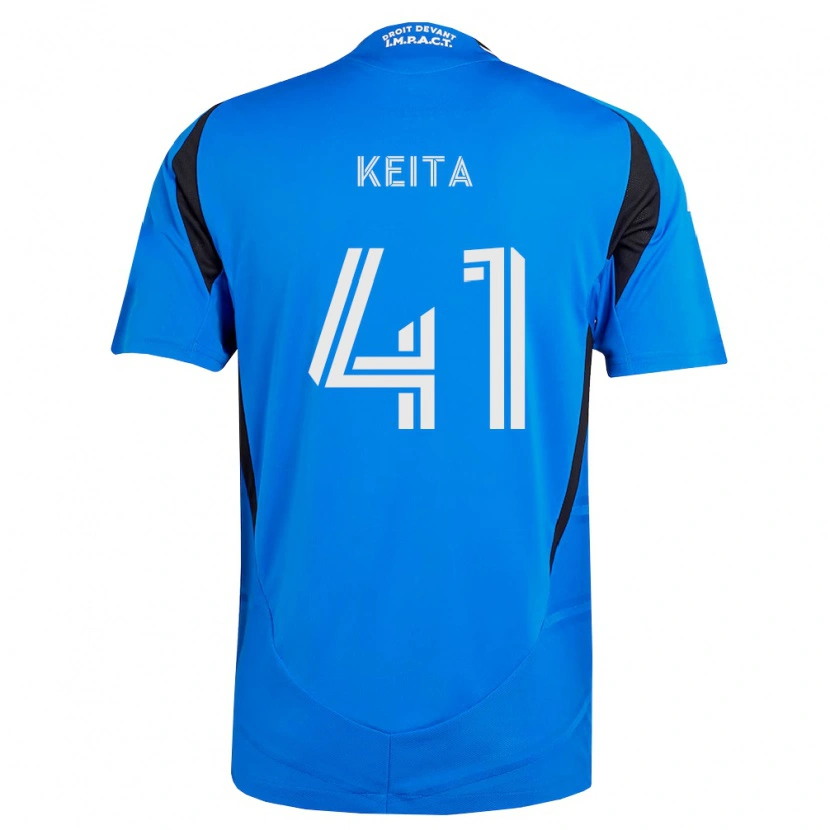 DanxenキッズSamsy Keita#41青白黒ホームシャツ2026/27ジャージーユニフォーム