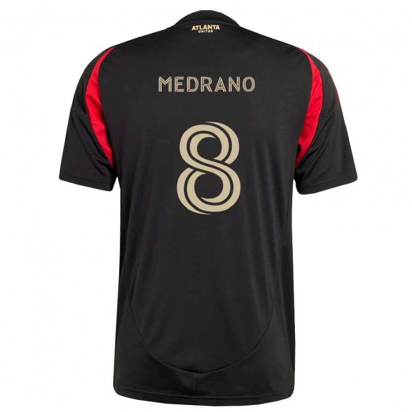 DanxenキッズKeven Medrano#8黒赤ホームシャツ2026/27ジャージーユニフォーム