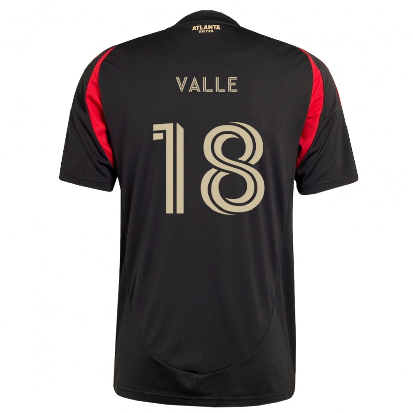 DanxenキッズDaniel Valle#18黒赤ホームシャツ2026/27ジャージーユニフォーム