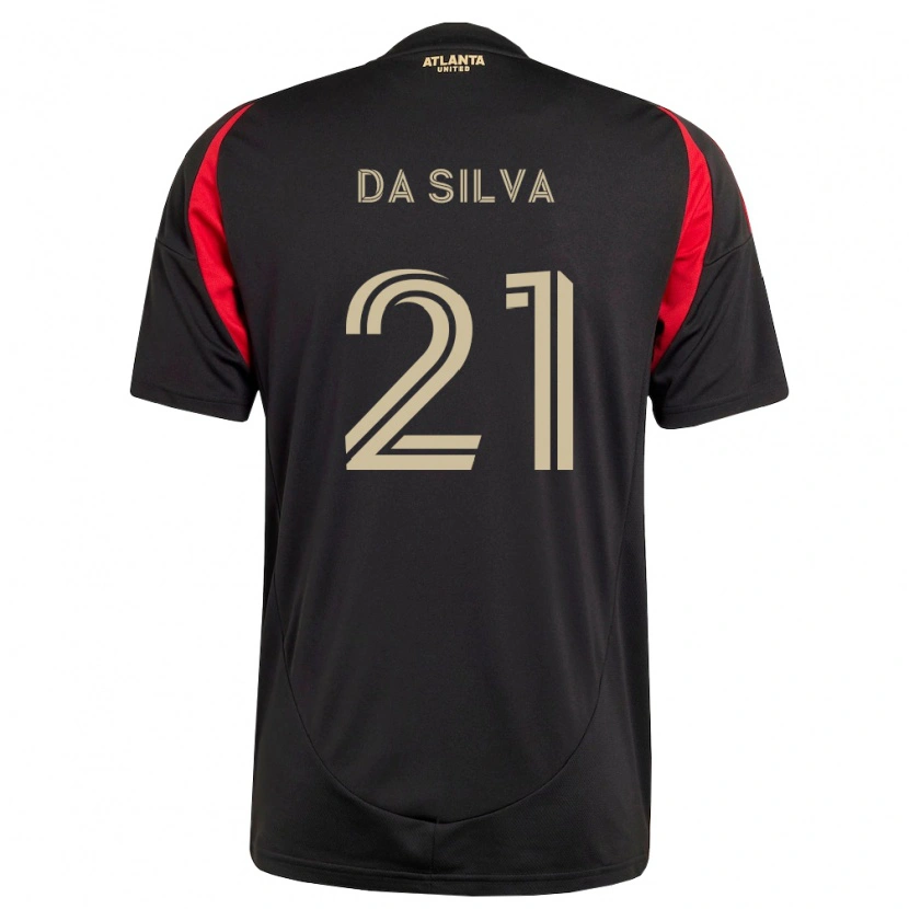 DanxenキッズLucas Da Silva#21黒赤ホームシャツ2026/27ジャージーユニフォーム