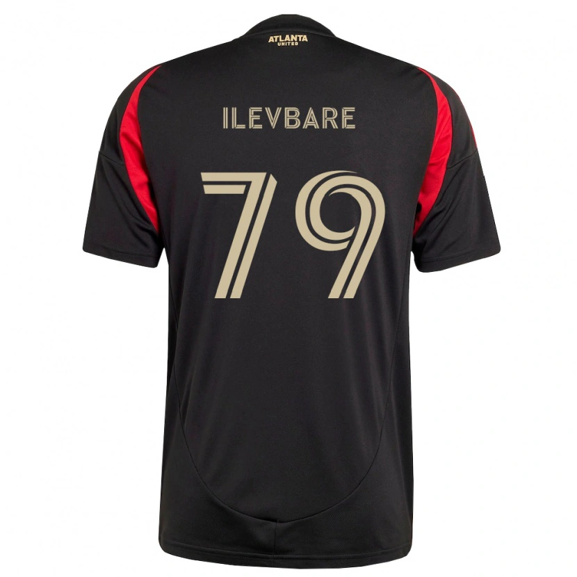 DanxenキッズDavid Ilevbare#79黒赤ホームシャツ2026/27ジャージーユニフォーム