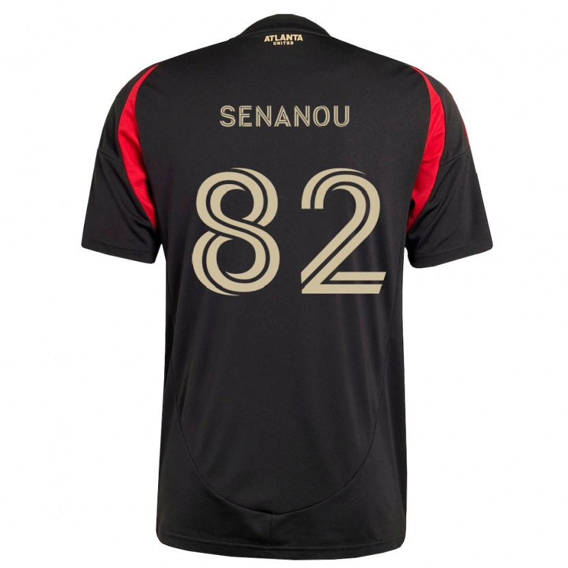 Danxenキッズマシュー・セナノウ#82黒赤ホームシャツ2026/27ジャージーユニフォーム
