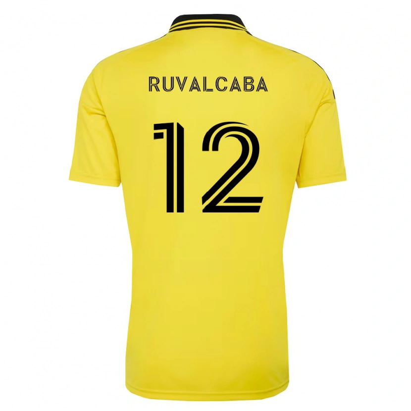 DanxenキッズCesar Ruvalcaba#12黄黒ホームシャツ2026/27ジャージーユニフォーム