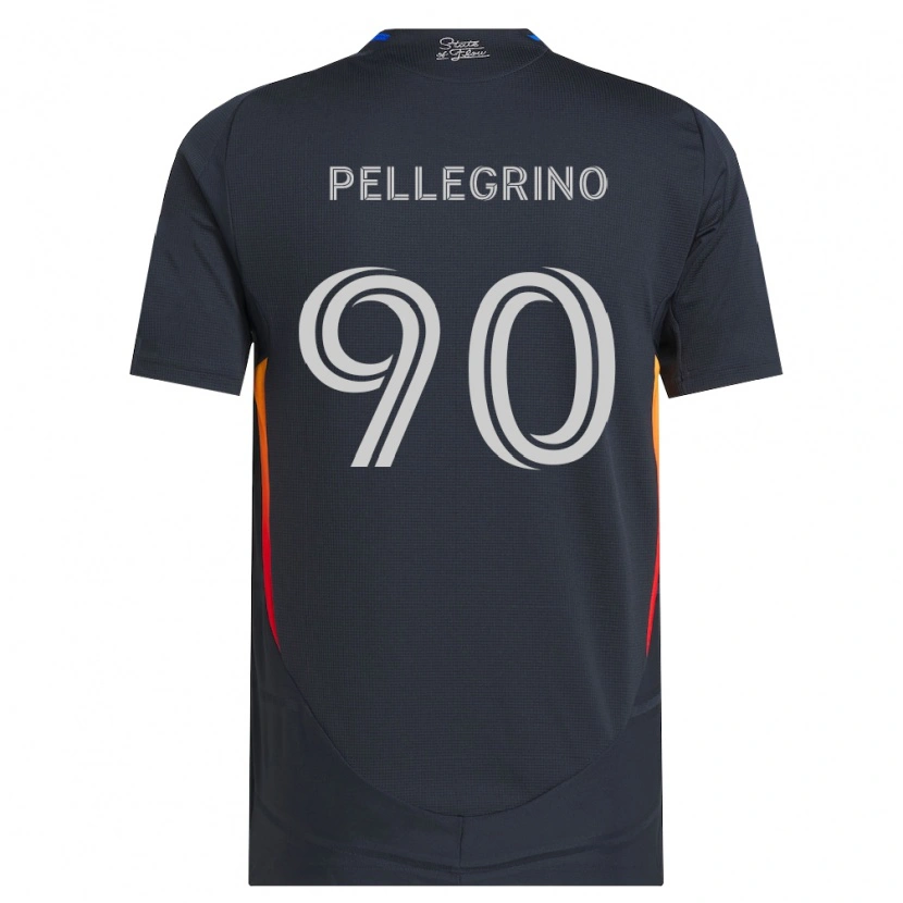 Danxenキッズアマール・ペルグリノ#90ダークグレー赤ホームシャツ2026/27ジャージーユニフォーム
