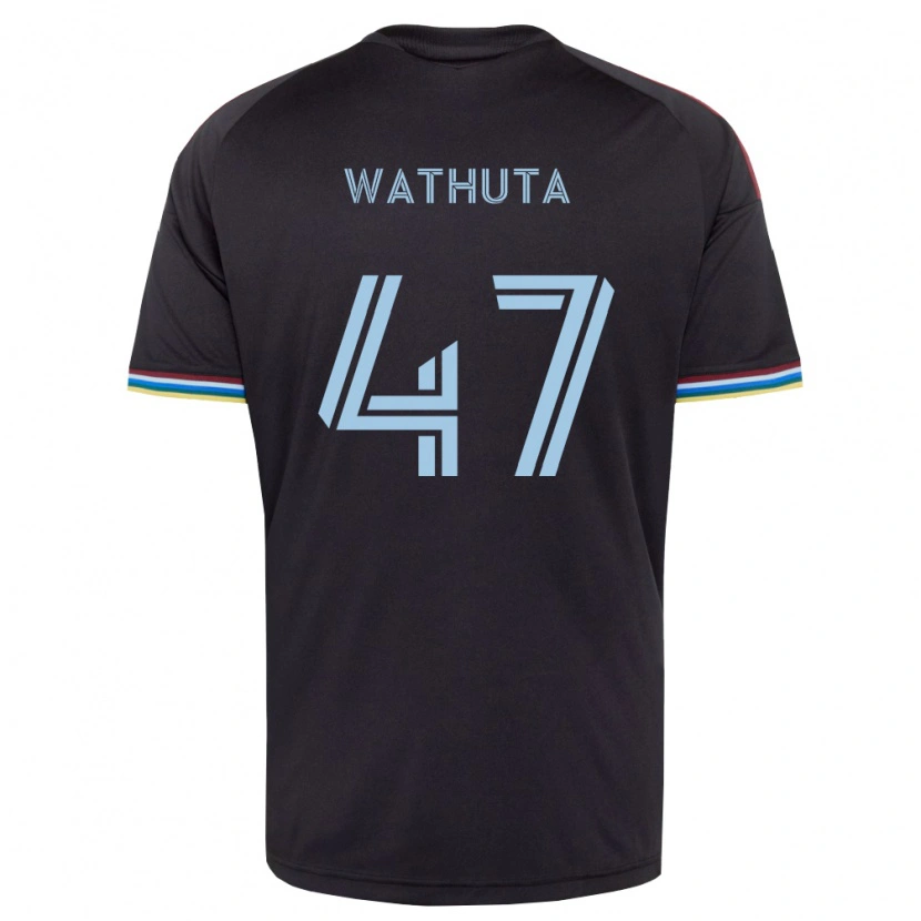 DanxenキッズSydney Wathuta#47黒空色ホームシャツ2026/27ジャージーユニフォーム