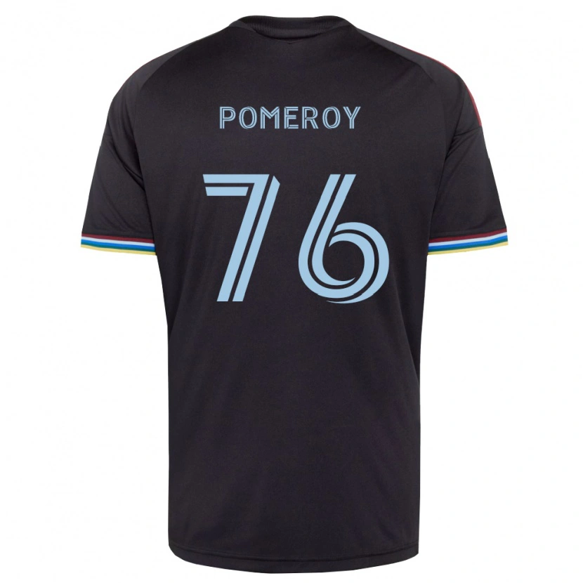 DanxenキッズJack Pomeroy#76黒空色ホームシャツ2026/27ジャージーユニフォーム