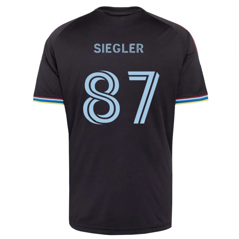 DanxenキッズSebastian Siegler#87黒空色ホームシャツ2026/27ジャージーユニフォーム