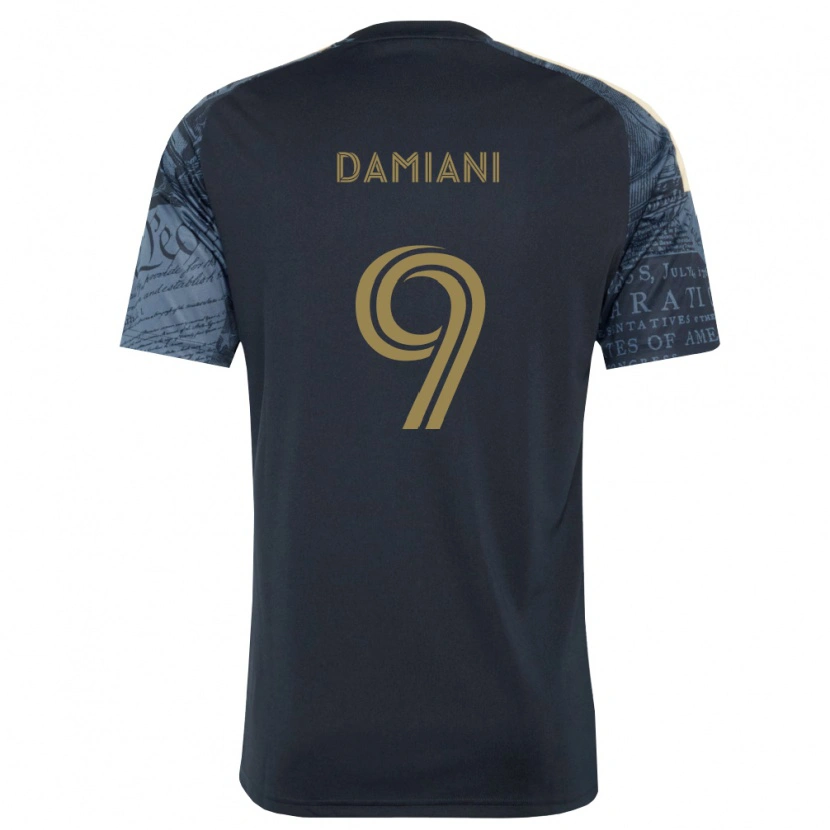 Danxenキッズブルーノ・ダミアーニ#9紺茶ホームシャツ2026/27ジャージーユニフォーム