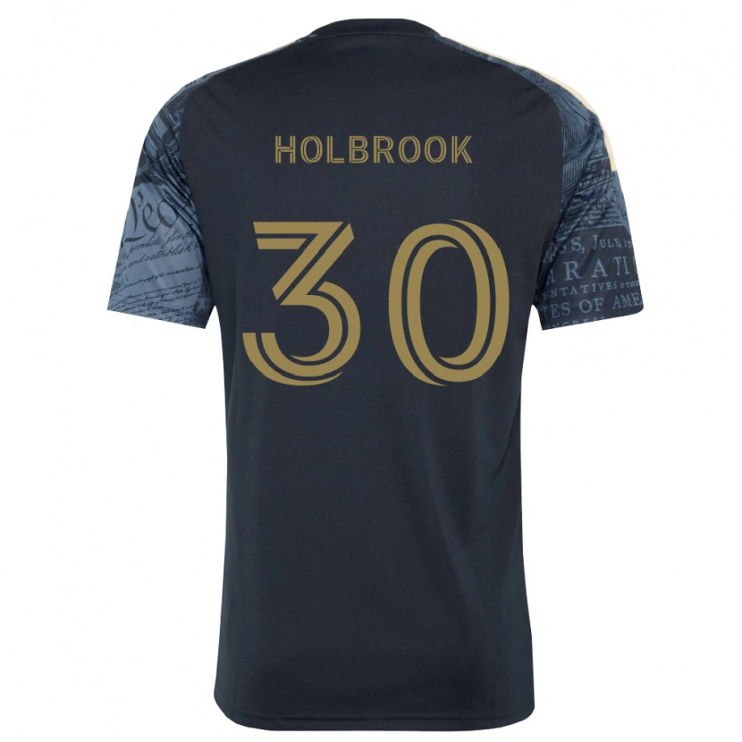 DanxenキッズPierce Holbrook#30紺茶ホームシャツ2026/27ジャージーユニフォーム