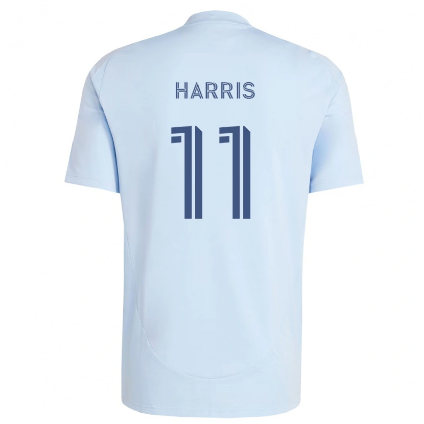 DanxenキッズCalvin Harris#11薄青薄灰色ホームシャツ2026/27ジャージーユニフォーム