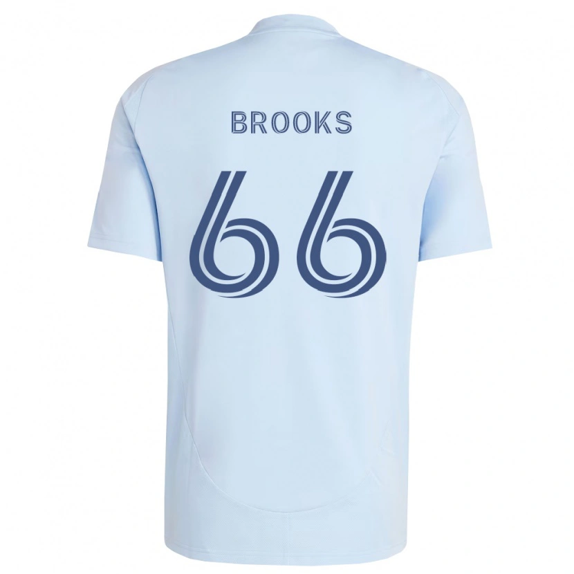DanxenキッズEdson Brooks#66薄青薄灰色ホームシャツ2026/27ジャージーユニフォーム