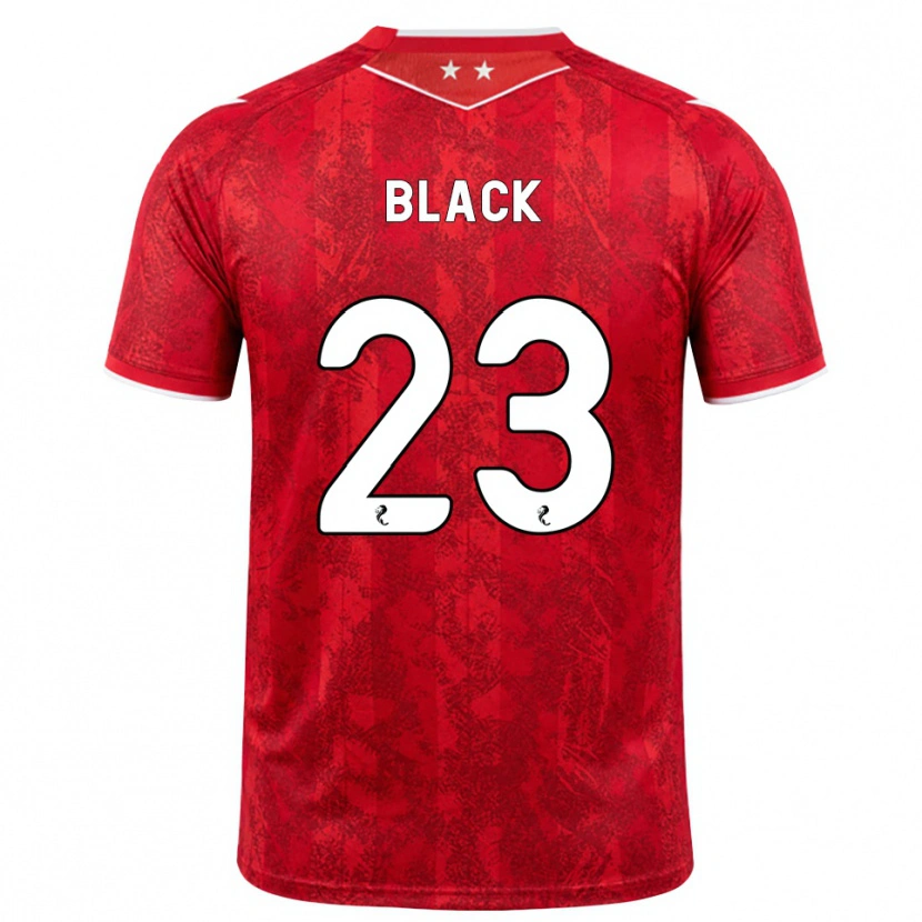 DanxenキッズAimee Black#23赤 白ホームシャツ2026/27ジャージーユニフォーム