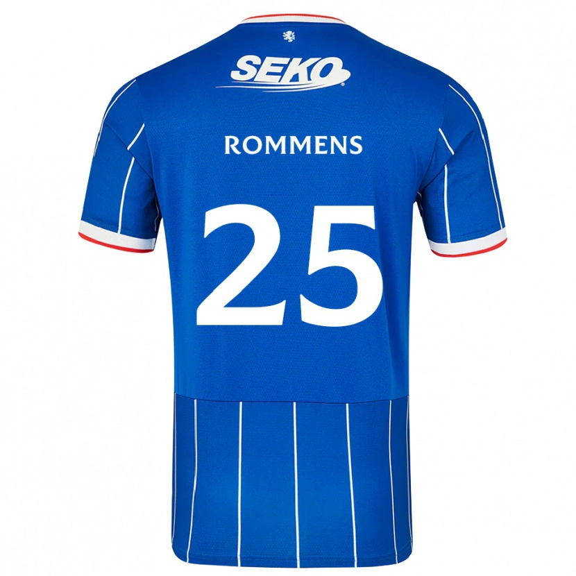 Danxenキッズツール・ロメンス#25赤 青 白ホームシャツ2026/27ジャージーユニフォーム
