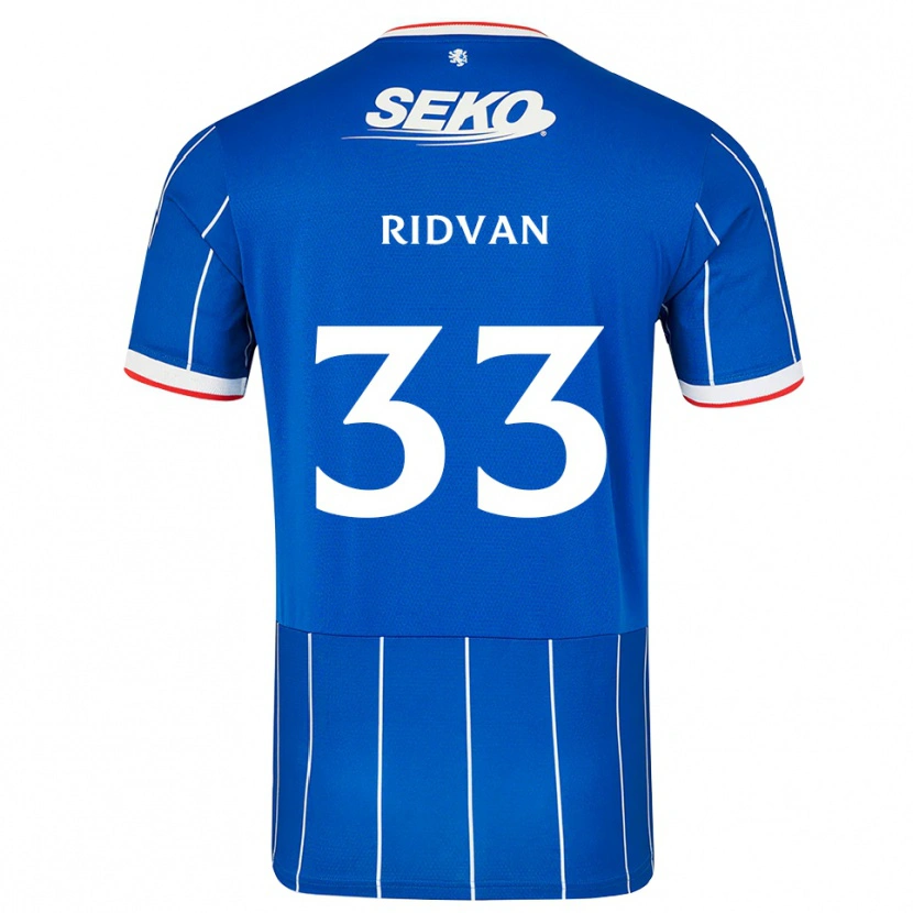 Danxenキッズルドヴァン・ユルマズ#33赤 青 白ホームシャツ2026/27ジャージーユニフォーム