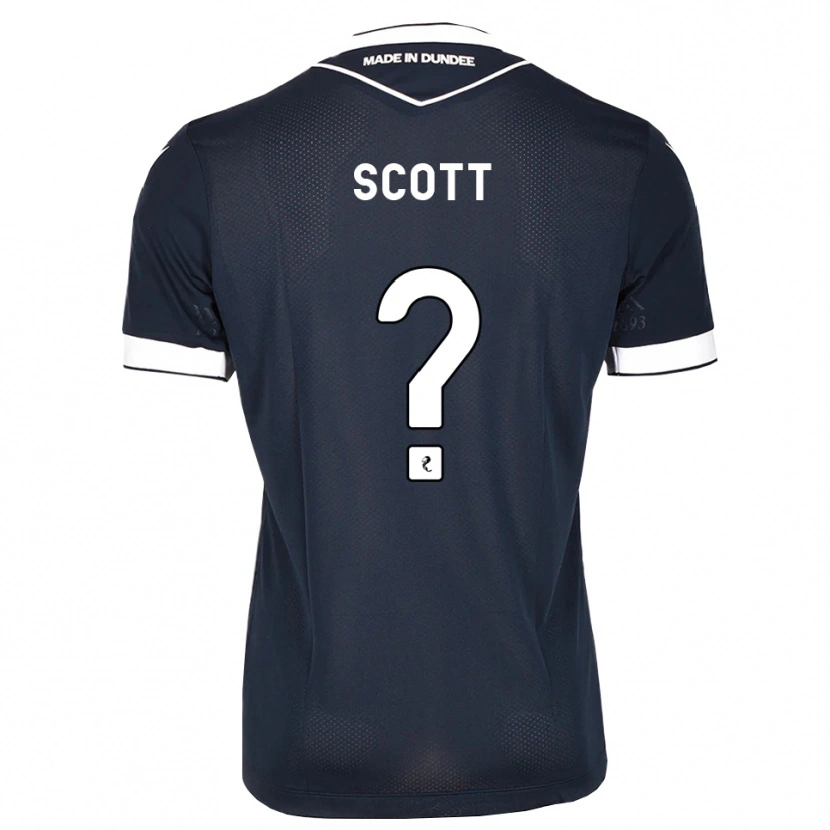DanxenキッズChase Scott#0ミッドナイトブルー白ホームシャツ2026/27ジャージーユニフォーム