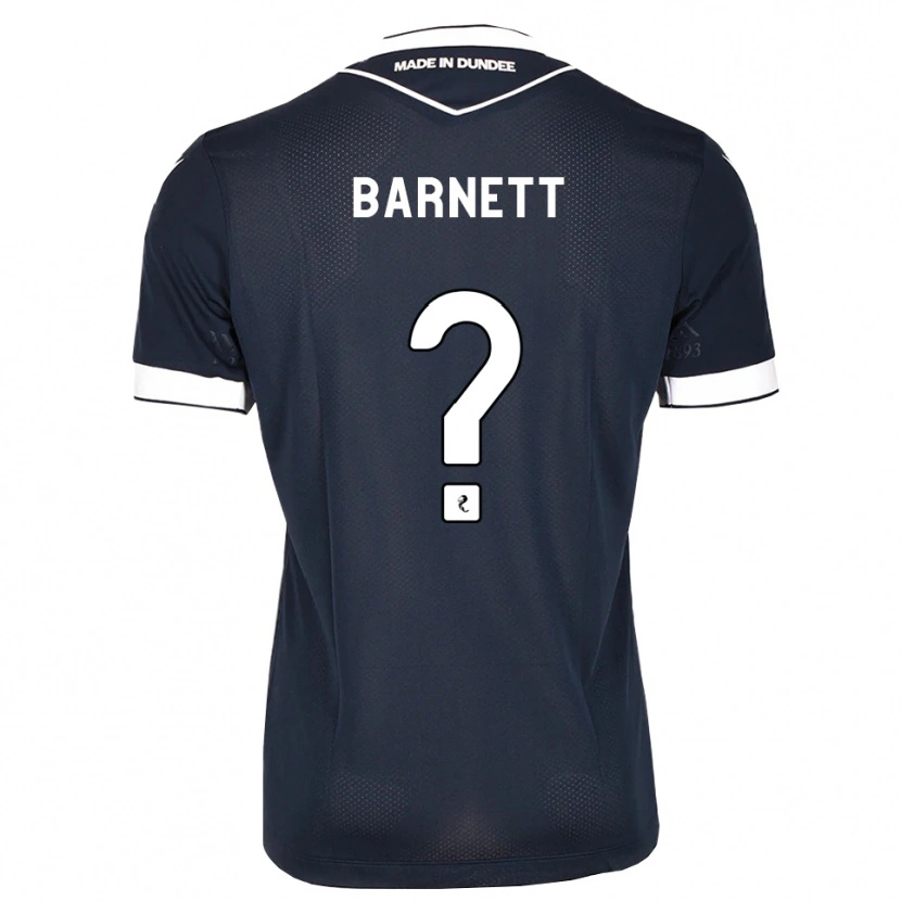 DanxenキッズAlex Barnett#0ミッドナイトブルー白ホームシャツ2026/27ジャージーユニフォーム