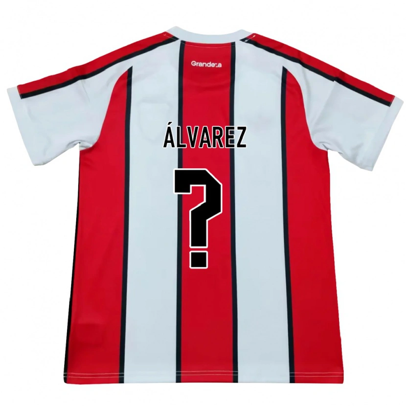 DanxenキッズFelipe Álvarez#0白赤黒アウェイシャツ2026/27ジャージーユニフォーム