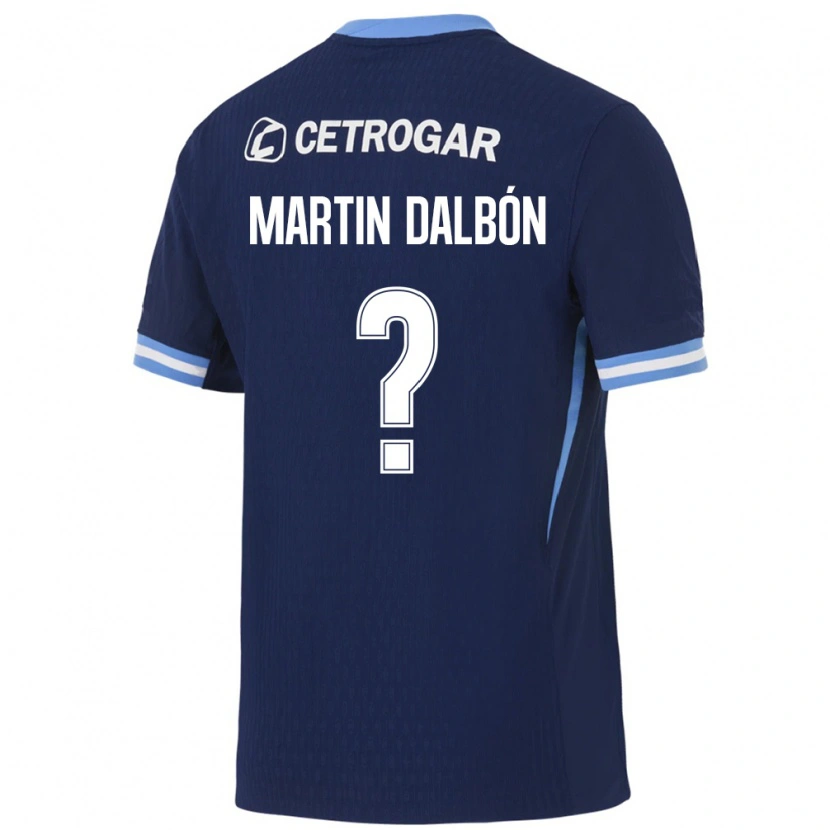 DanxenキッズJuan Martin Dalbón#0ロイヤルブルー薄青白アウェイシャツ2026/27ジャージーユニフォーム