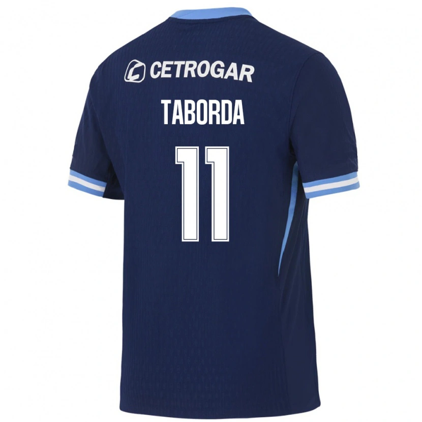 DanxenキッズThiago Taborda#11ロイヤルブルー薄青白アウェイシャツ2026/27ジャージーユニフォーム
