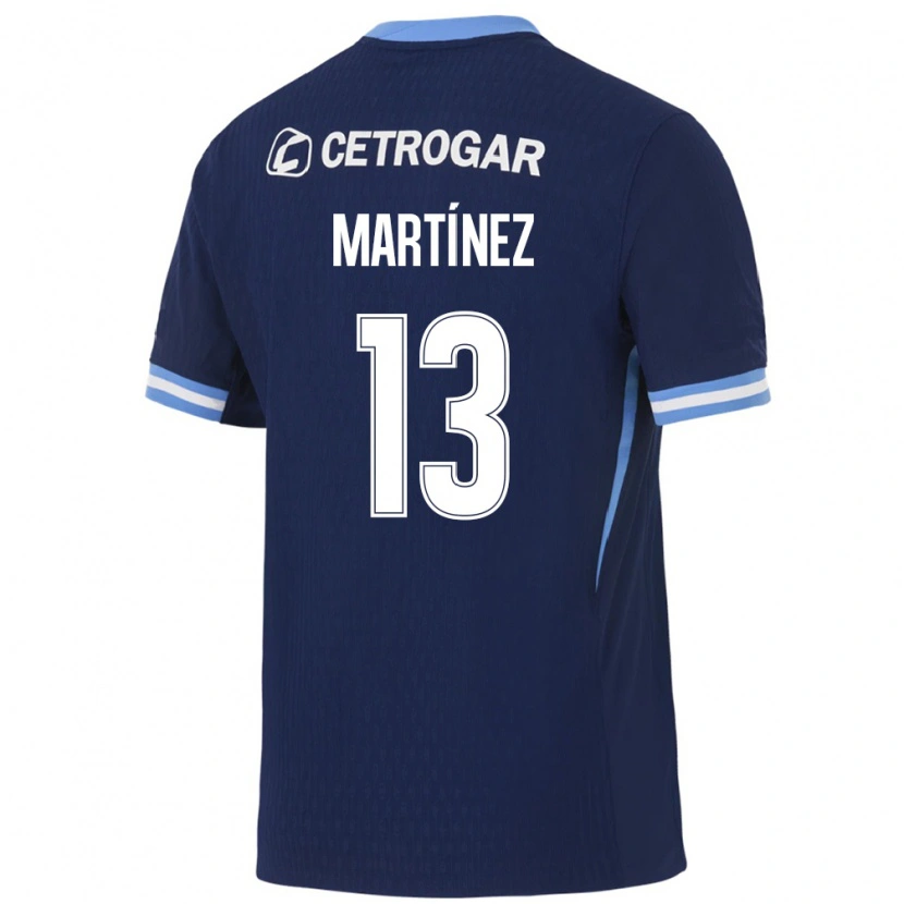 DanxenキッズMateo Martínez#13ロイヤルブルー薄青白アウェイシャツ2026/27ジャージーユニフォーム