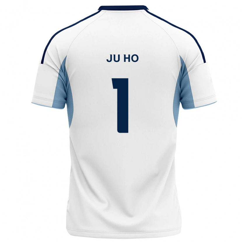 DanxenキッズJu-Ho Choi#1ロイヤルブルー白アウェイシャツ2026/27ジャージーユニフォーム