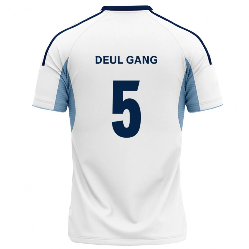 DanxenキッズDeul-Gang No#5ロイヤルブルー白アウェイシャツ2026/27ジャージーユニフォーム