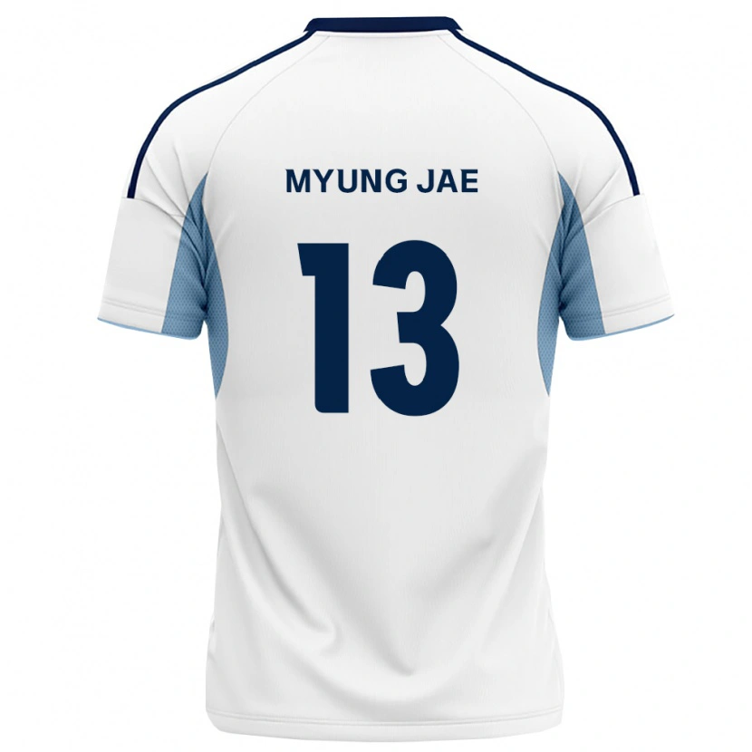 Danxenキッズ李 明載#13ロイヤルブルー白アウェイシャツ2026/27ジャージーユニフォーム