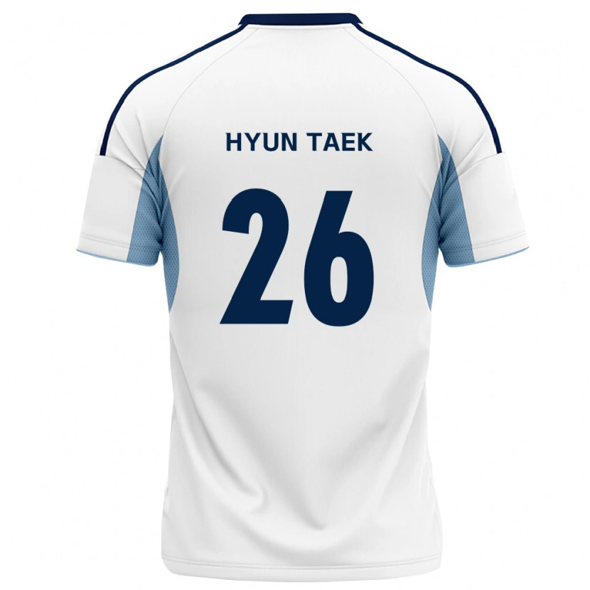 DanxenキッズHyun-Taek Cho#26ロイヤルブルー白アウェイシャツ2026/27ジャージーユニフォーム