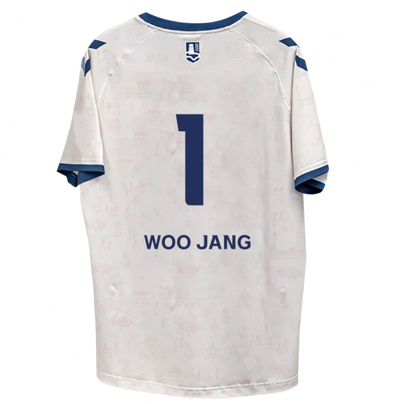 DanxenキッズJo Woo-Jang#1ロイヤルブルー白アウェイシャツ2026/27ジャージーユニフォーム