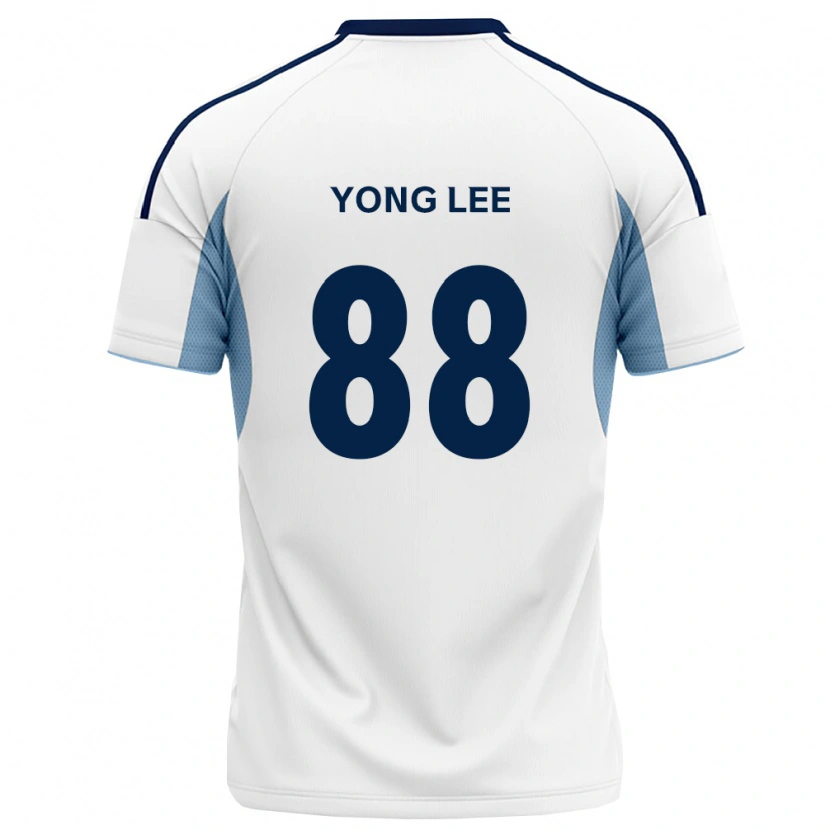 DanxenキッズYong Lee#88ロイヤルブルー白アウェイシャツ2026/27ジャージーユニフォーム