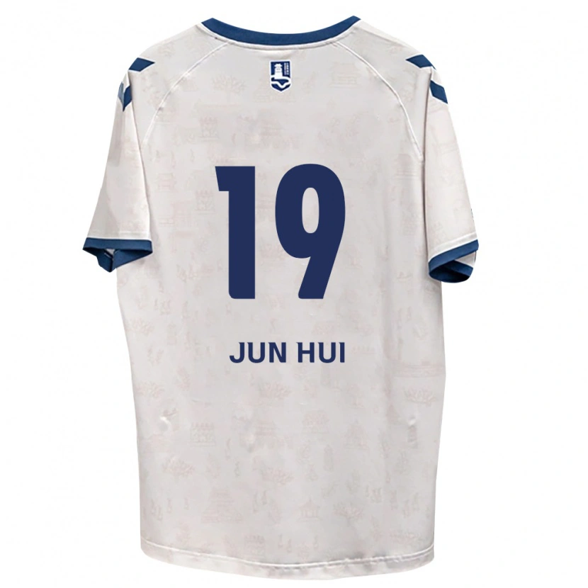 DanxenキッズJun-Hui Park#19ロイヤルブルー白アウェイシャツ2026/27ジャージーユニフォーム