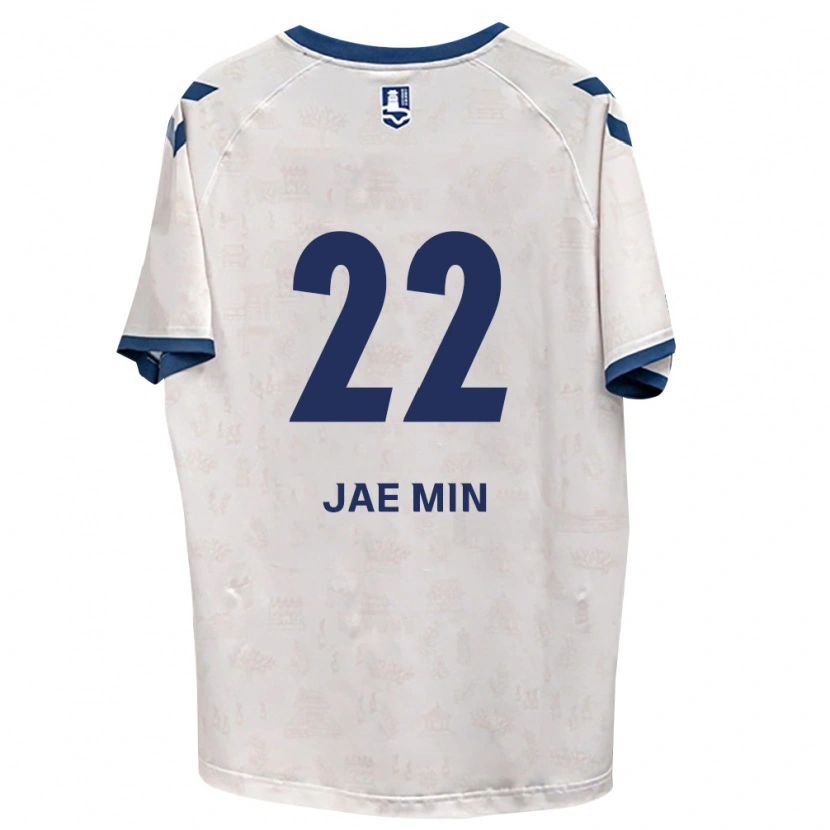 DanxenキッズJae-Min Seo#22ロイヤルブルー白アウェイシャツ2026/27ジャージーユニフォーム