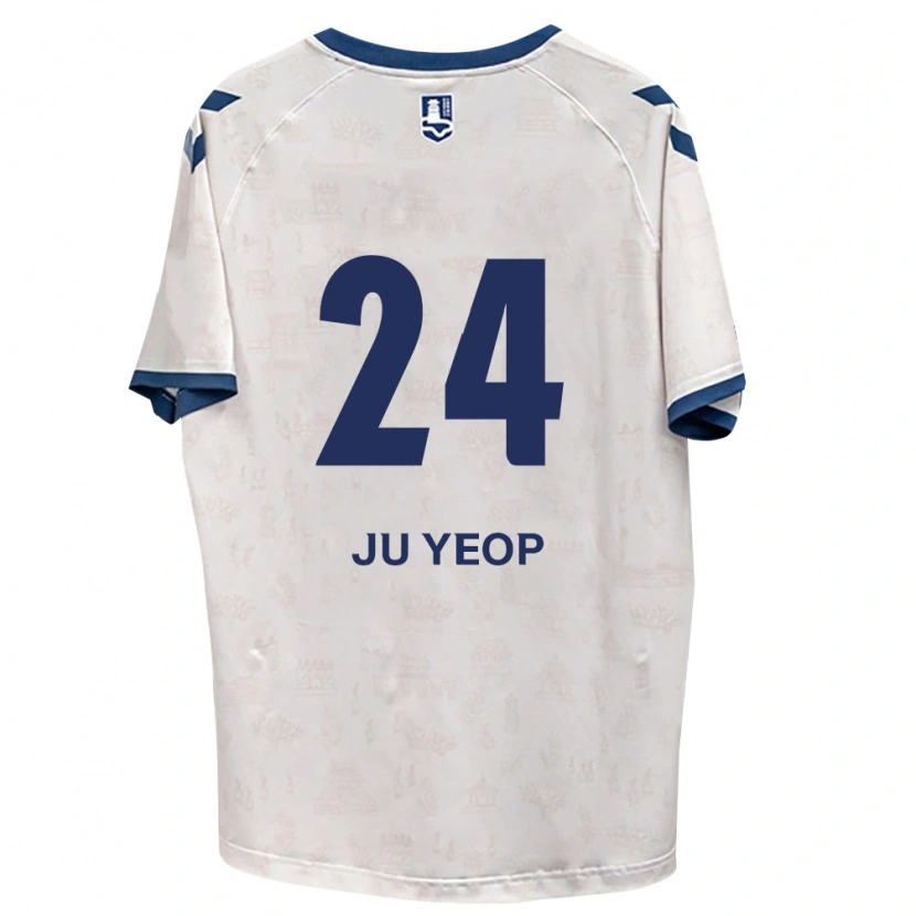 DanxenキッズJu-Yeop Kim#24ロイヤルブルー白アウェイシャツ2026/27ジャージーユニフォーム