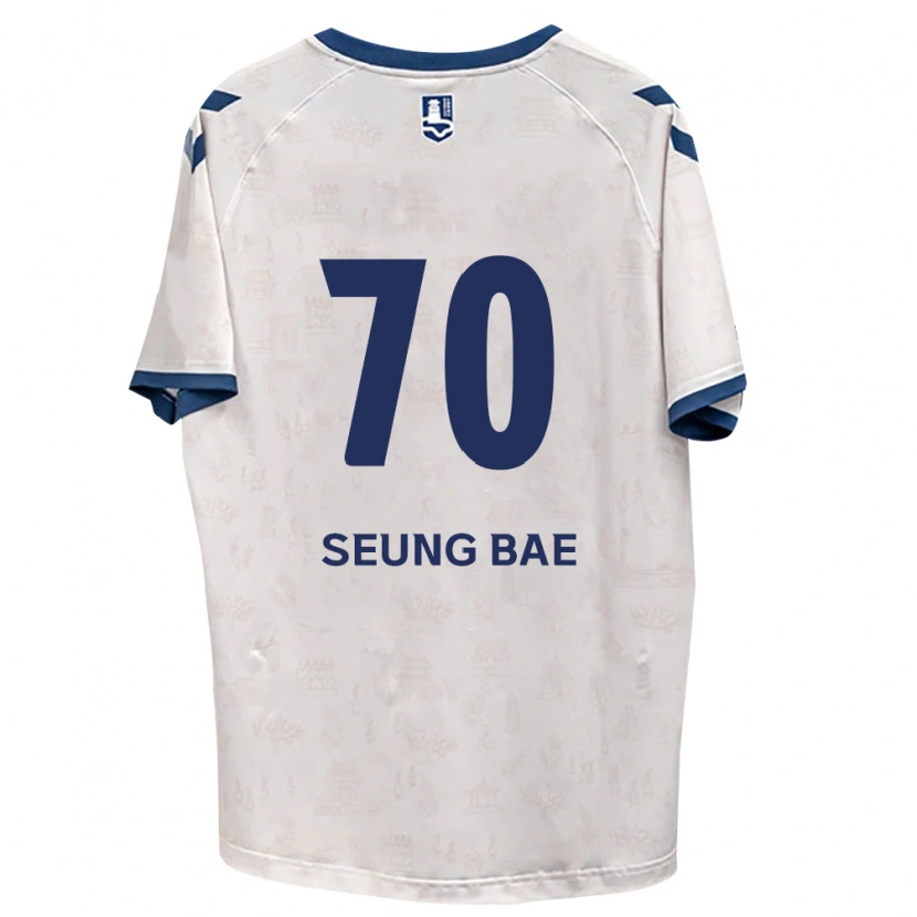 DanxenキッズSeung-Bae Jung#70ロイヤルブルー白アウェイシャツ2026/27ジャージーユニフォーム