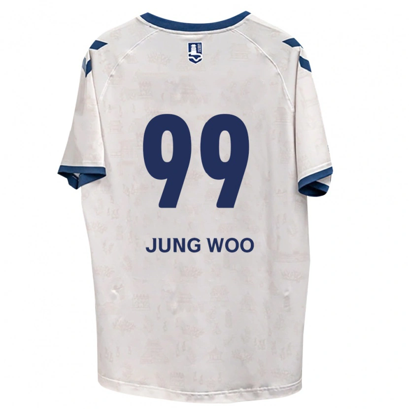 DanxenキッズJung-Woo Ha#99ロイヤルブルー白アウェイシャツ2026/27ジャージーユニフォーム