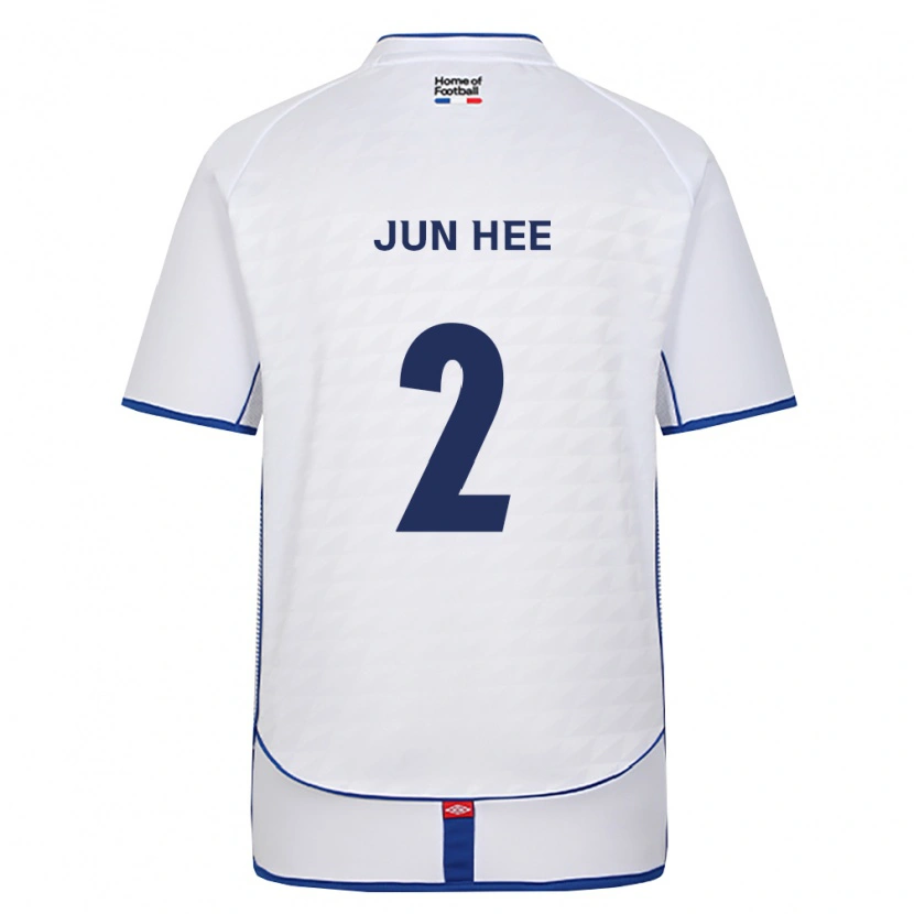DanxenキッズJun-Hee Park#2黒白赤アウェイシャツ2026/27ジャージーユニフォーム