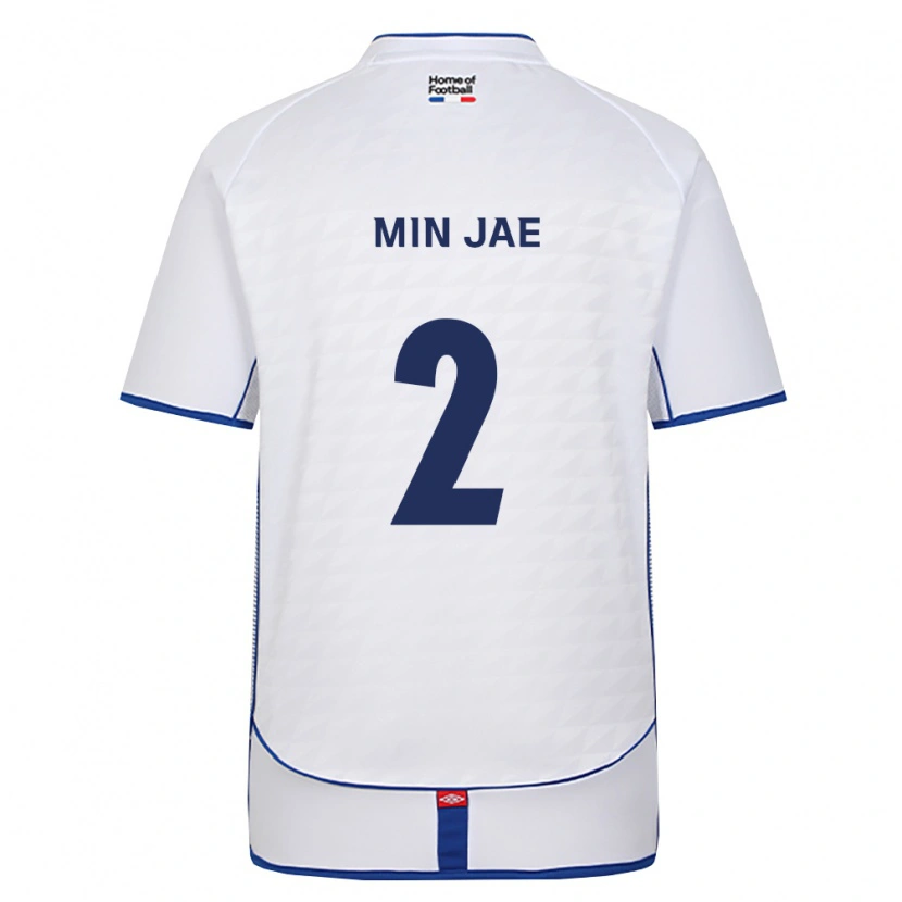 DanxenキッズMin-Jae Cho#2黒白赤アウェイシャツ2026/27ジャージーユニフォーム